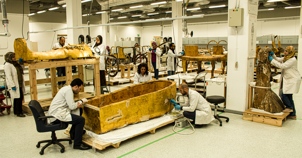 Grand Egyptian Museum - About the Conservation Centre