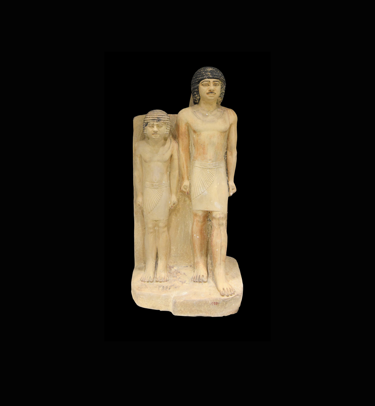 A Statue of Duaptah and his Father