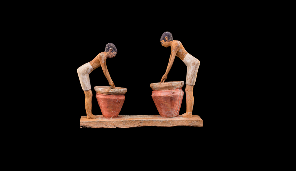 Statuette of Two Women Making Beer