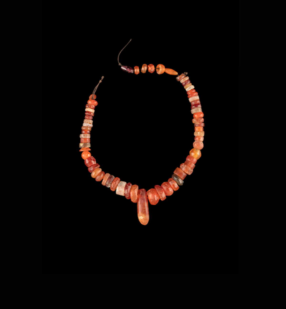 Grand Egyptian Museum - A String with Carnelian Beads (Treasure of
