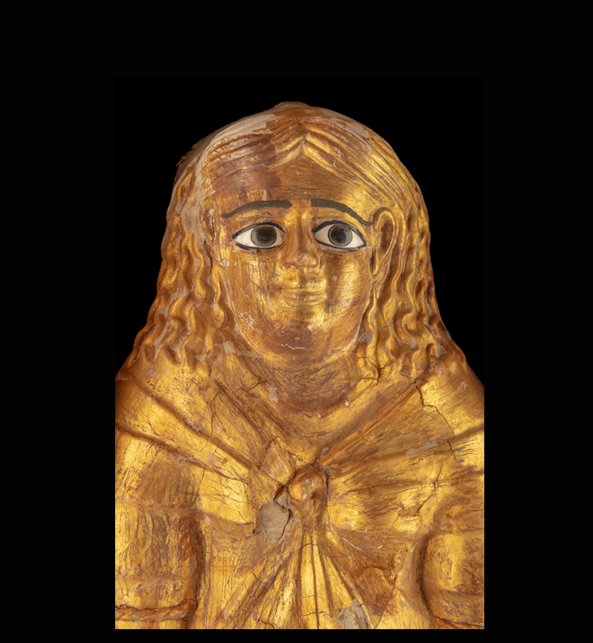 Mummified Child in Gilded Cartonnage