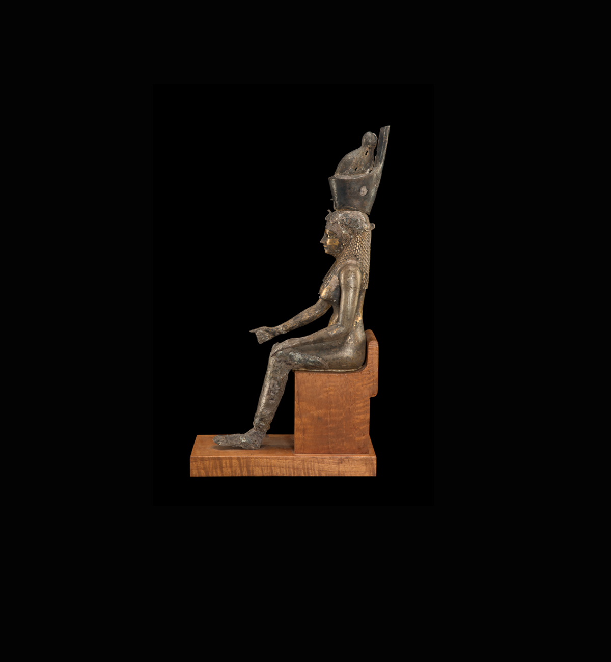 Silver Statue of a Goddess (Dendera Treasure Hoards)
